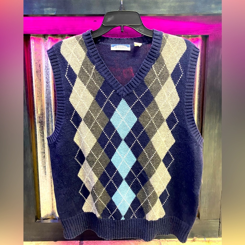 OLD NAVY Vintage Sweater Vest Size Large